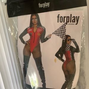 Forplay Red and Black Racing Costume